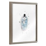 Blake Girl in a Bath Framed Printed Glass by Viola Kreczmer by kateandlaurel - product image 18 for Resin Society