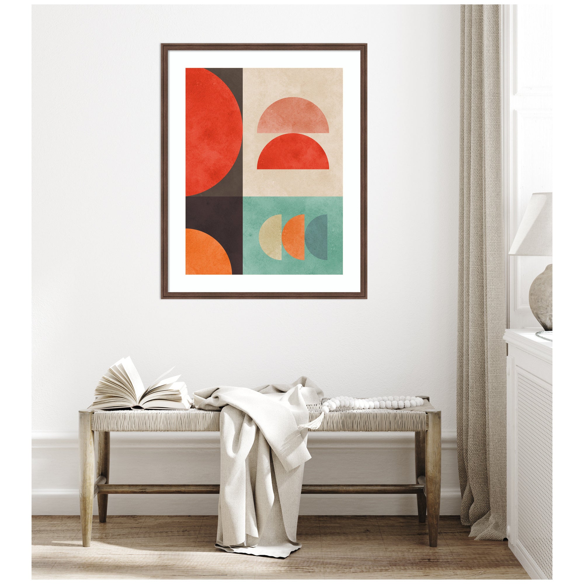 Circles in Harmony No.
11 by Vitor Costa Framed Wall Art Print