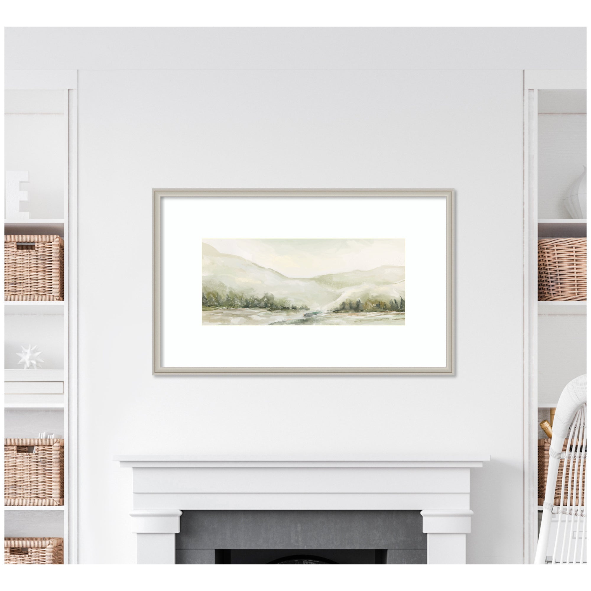 AQ Winter Landscape No.
6 by Annie Quigley Framed Wall Art Print