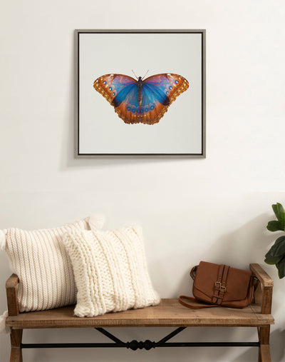 Sylvie Coppertop Butterfly Framed Canvas by kateandlaurel - product image 6 for Resin Society