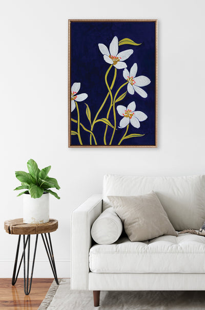 Sylvie Spring Beauties Framed Canvas by Emma Daisy