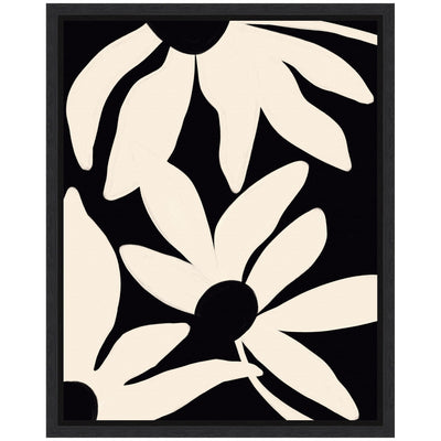 Sylvie Minimal Blooms Framed Canvas by Alicia Bock