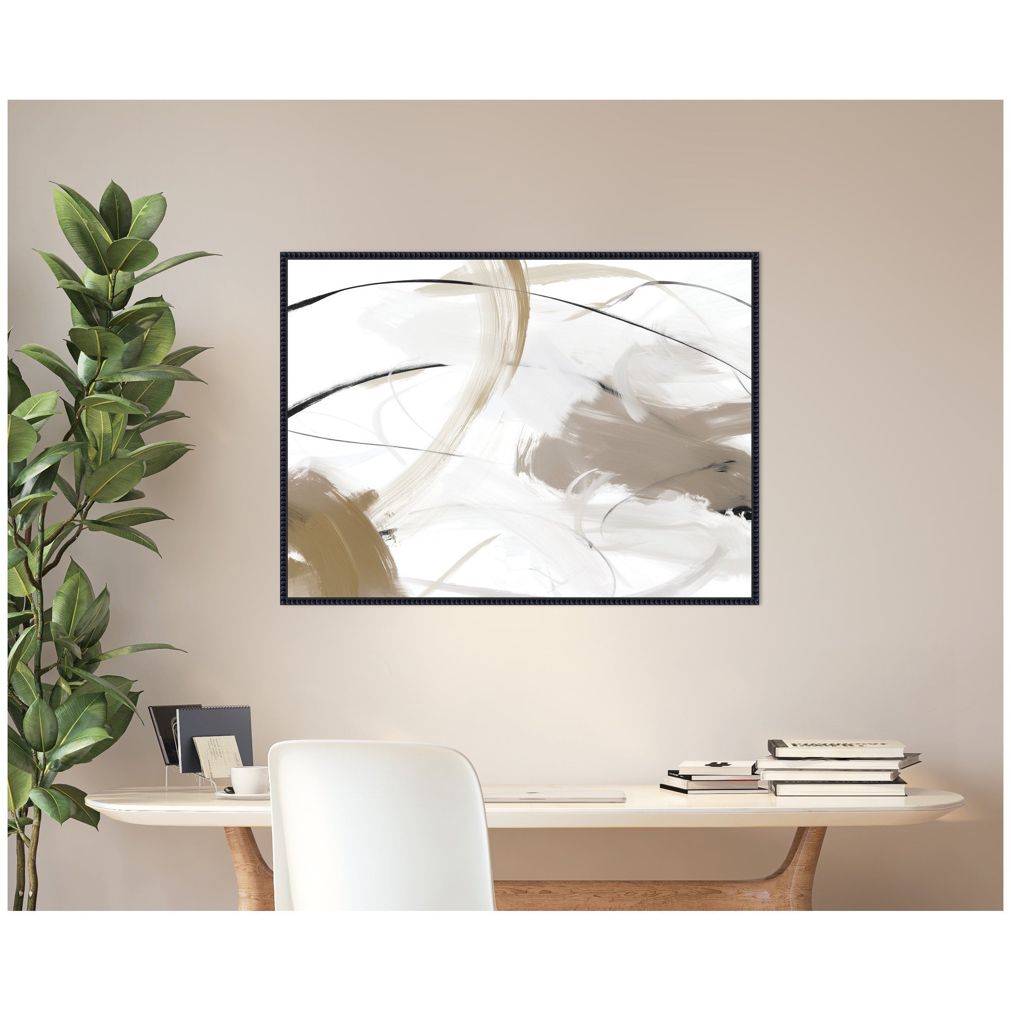 Sweeping Layers No.
3 by Amy Lighthall Framed Canvas Wall Art Print