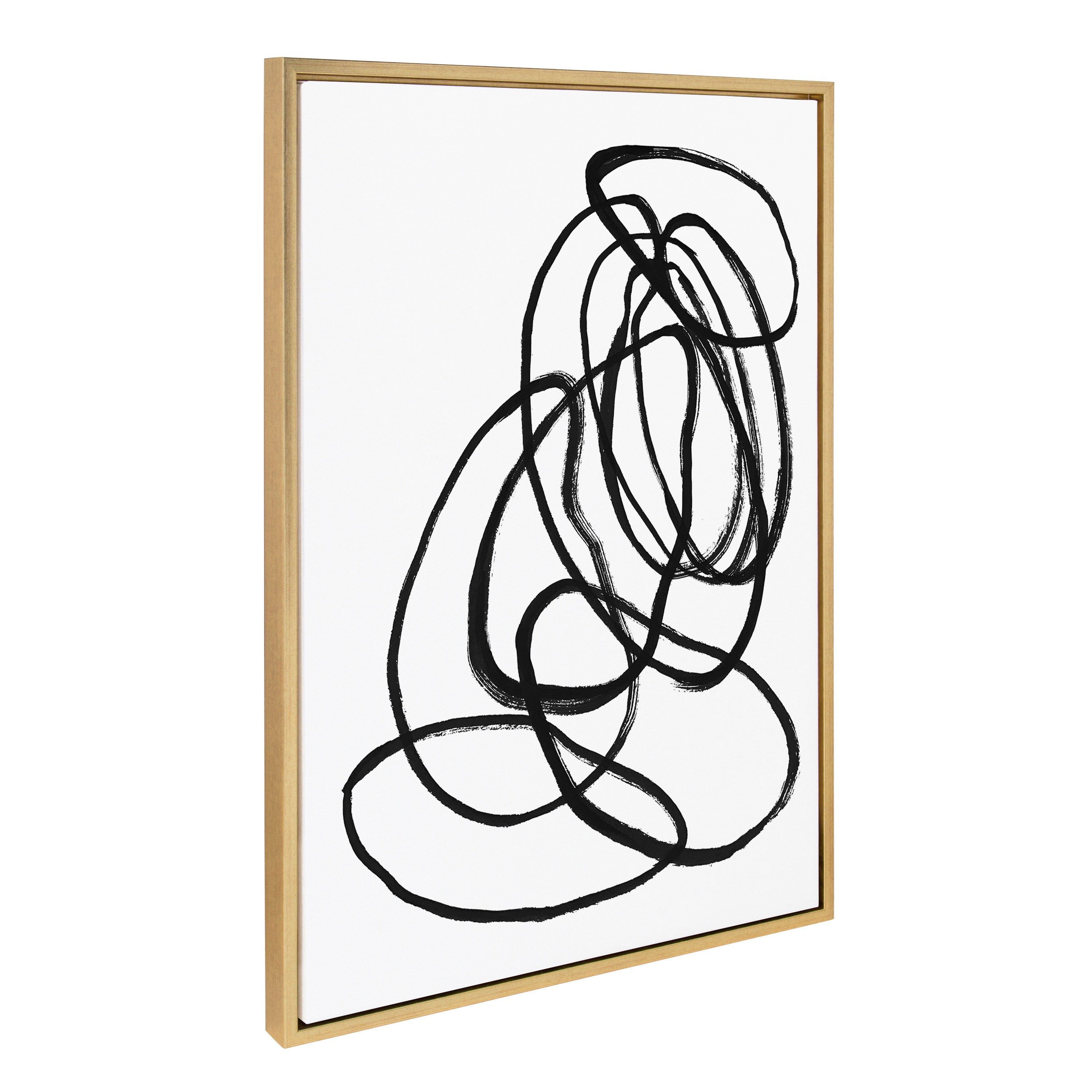 Sylvie Ring of Light 2 Framed Canvas by kateandlaurel - product image 18 for Resin Society