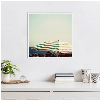 Under the Umbrella by Laura Evans Framed Canvas Wall Art Print