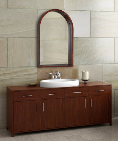 Hutton Wood Framed Arch Mirror