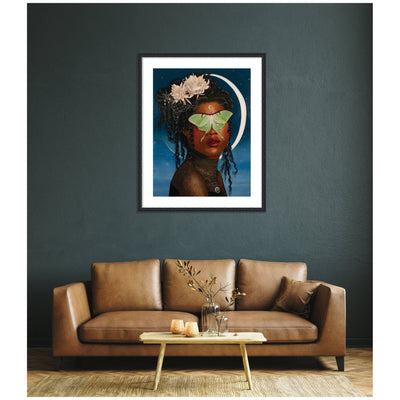 Luna Ascending by Charlotte Brindley Framed Wall Art Print