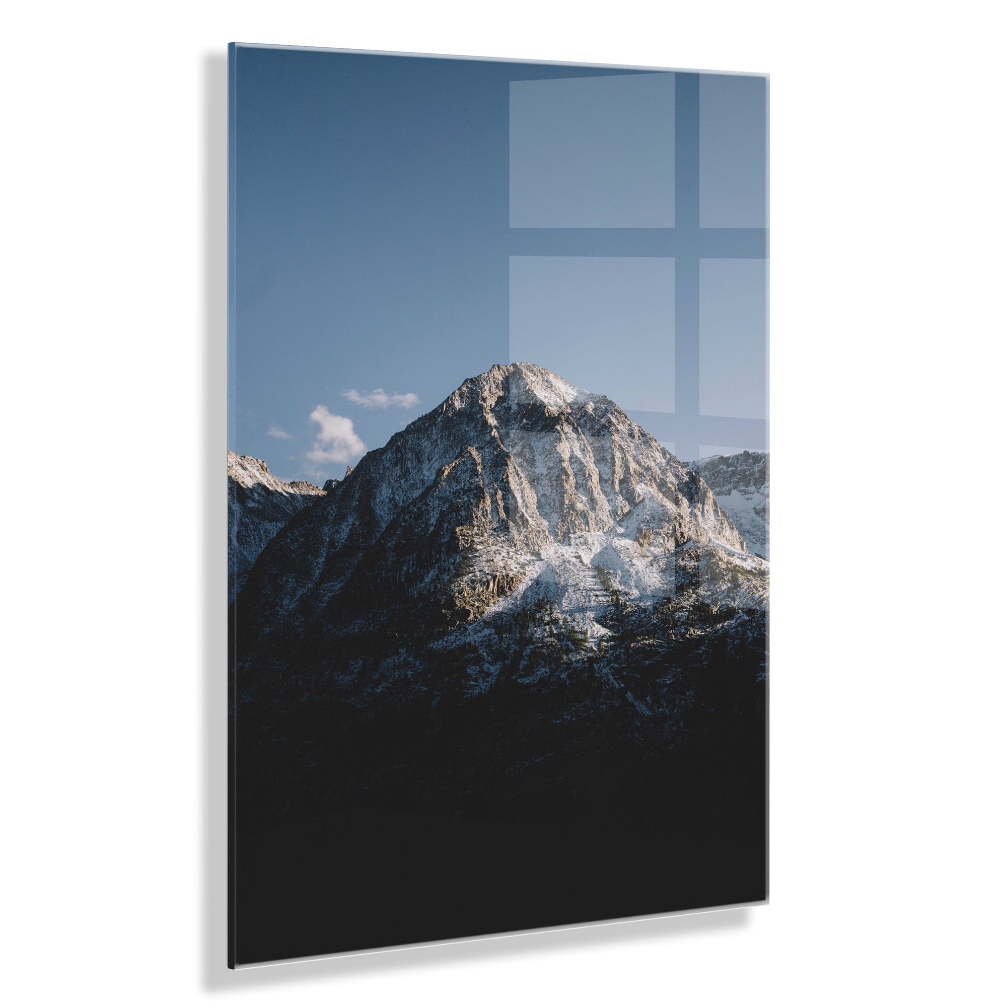 Yosemite Floating Acrylic Art by Patricia Hasz showing layered depth with vibrant natural imagery on acrylic plaque