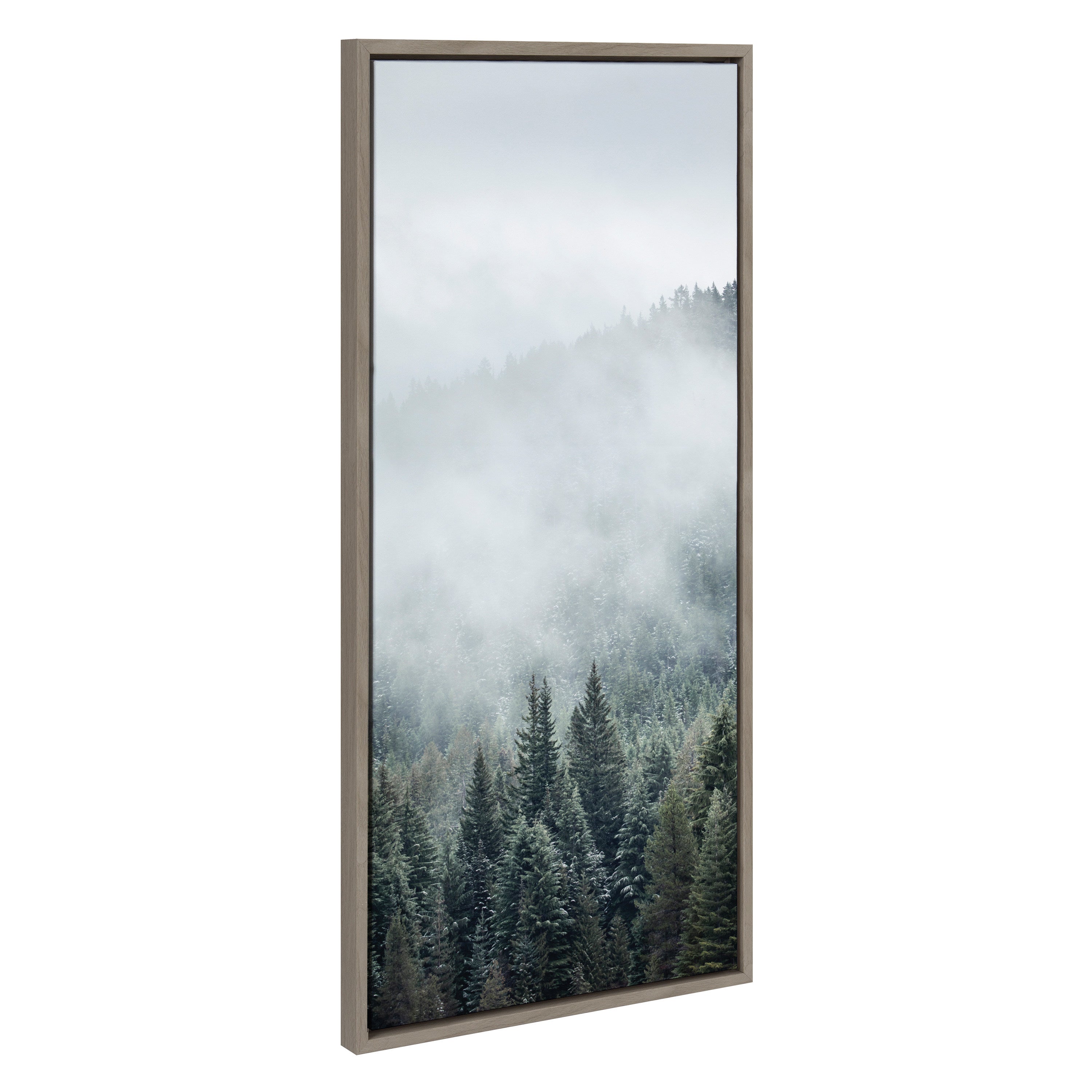 Sylvie Evergreen Dream Framed Canvas