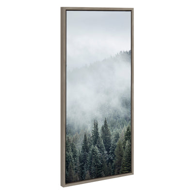 Sylvie Evergreen Dream Framed Canvas