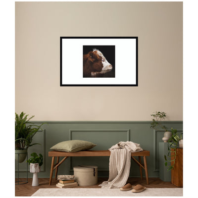Cow Profile by Emiko and Mark Franzen F2 Images Framed Wall Art Print
