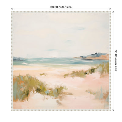Tranquil Landscape V Square by Amy Lighthall Framed Canvas Wall Art Print