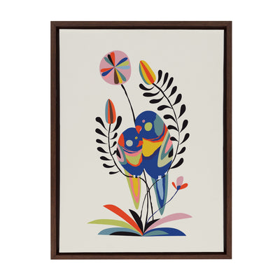 Sylvie Rainbow Lorikeet Framed Canvas by kateandlaurel - product image 11 for Resin Society
