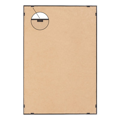 Sylvie Distorted Shapes of Brown and Tan Framed Canvas by The Creative Bunch Studio
