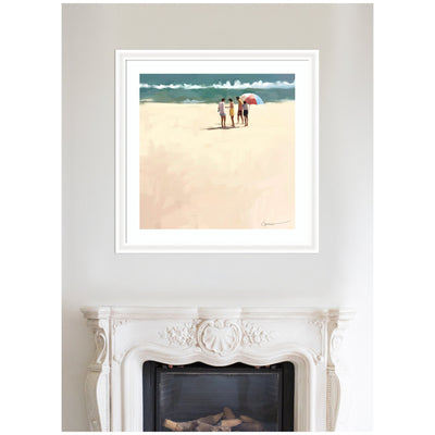 Afternoon Meet Up by Mary Sparrow Framed Wall Art Print