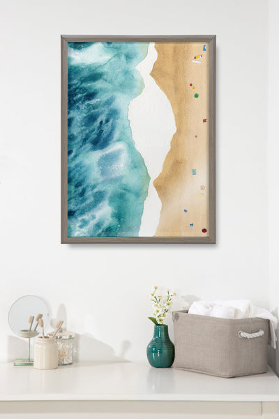 Blake North Shore Framed Printed Glass by kateandlaurel - product image 16 for Resin Society