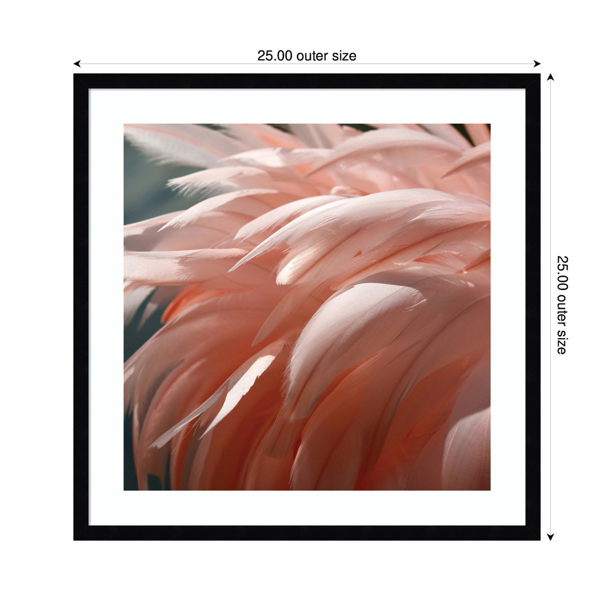 Flamingo No.
1 by Alicia Bock Framed Wall Art Print