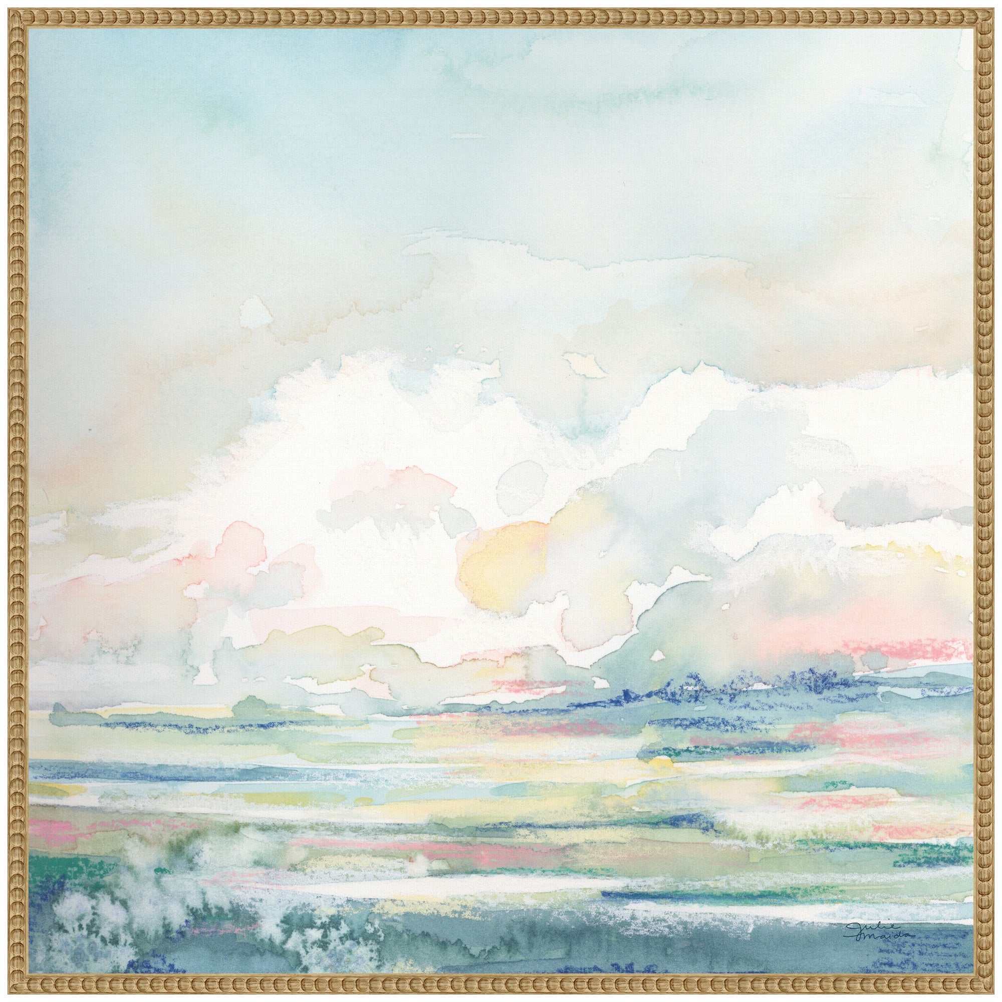 Sylvie Stillness Framed Canvas by Julie Maida