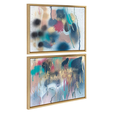 Sylvie The Sanaa Way Framed Canvas Set by kateandlaurel - product image 2 for Resin Society