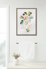 Blake Tropical Leaves 02 Framed Printed Glass by Alicia Schultz