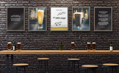 Blake Pub Framed Printed Glass by kateandlaurel - product image 8 for Resin Society