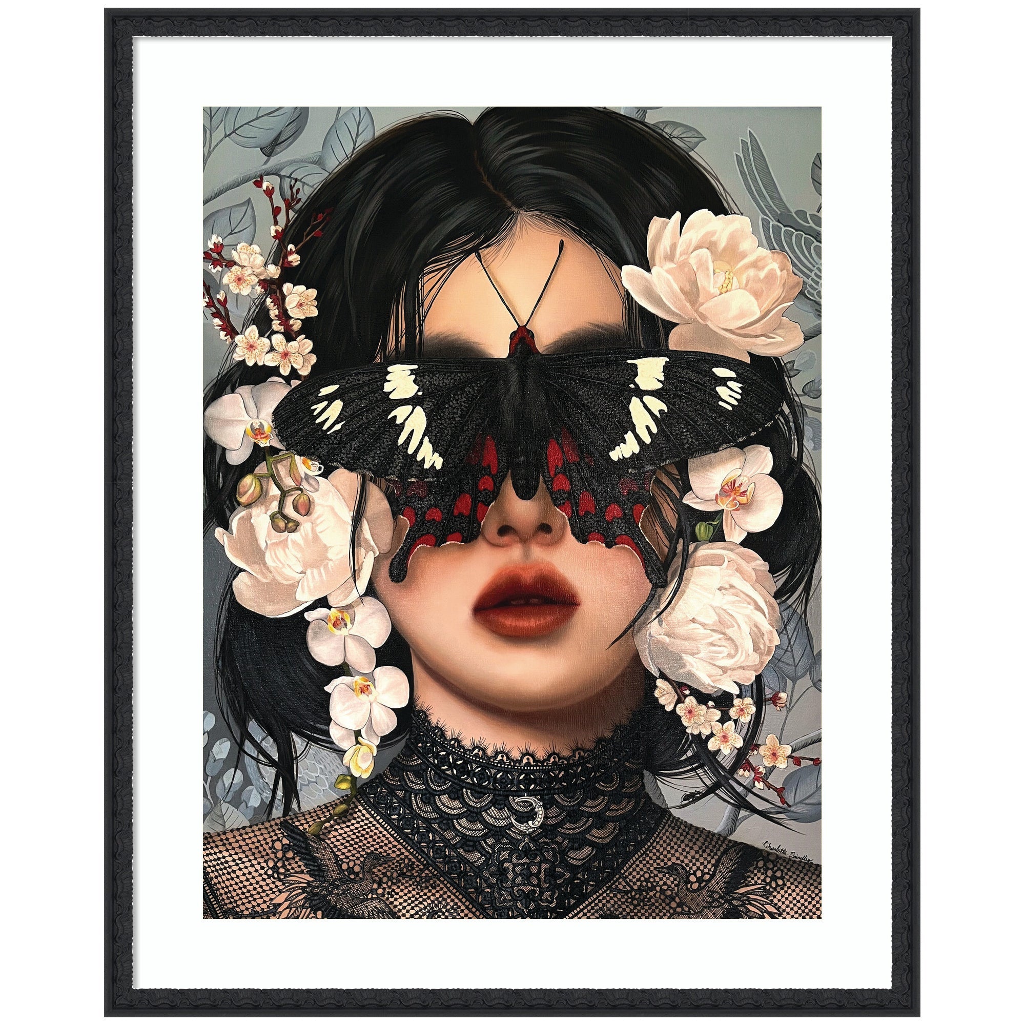 Framed wall art print titled 'Whither Is Fled The Visionary Gleam Where Is It Now' by Charlotte Brindley