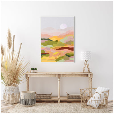 Sylvie Beautiful Landscape Framed Canvas by July Art Prints