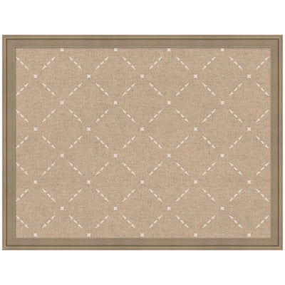 Pinboard Beige Lattice Pattern