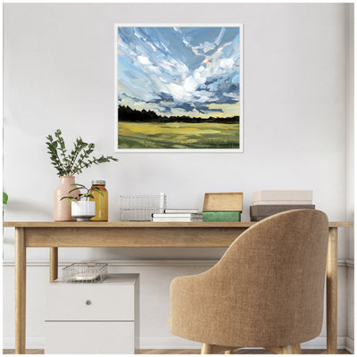 Sylvie Before The Storm Framed Canvas by Emily Kenney