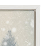 Sylvie Snow Day Framed Canvas by Robert Cadloff of Bomobob by kateandlaurel - product image 3 for Resin Society