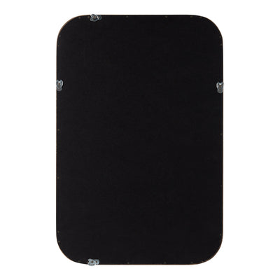 Hutton Wood Framed Radius Rectangle Mirror