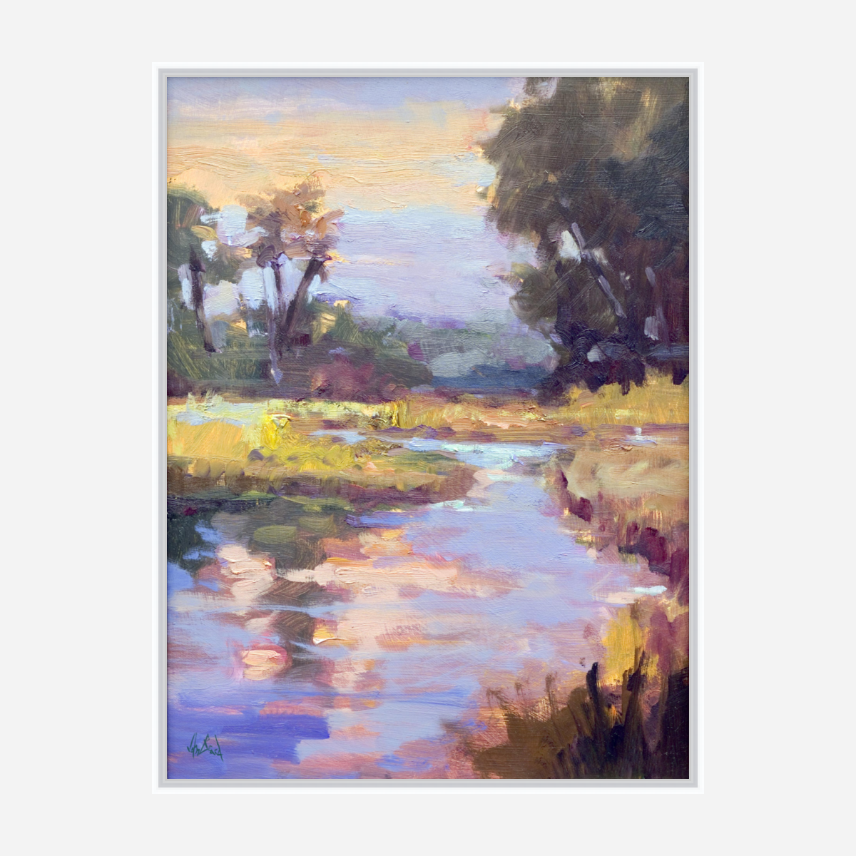 Dawn on the Marsh Artist Enhanced Canvas Print by John Beard Collection - product image 6 for Resin Society