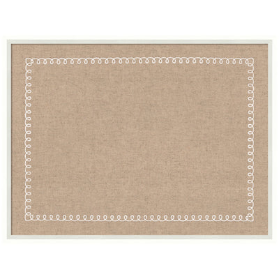 Pinboard White Scalloped Edge