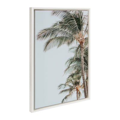 Sylvie Palm Trees Framed Canvas by Alicia Abla by kateandlaurel - product image 2 for Resin Society