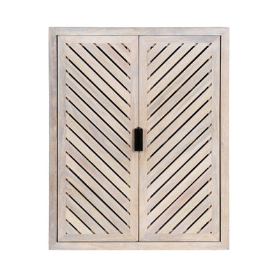 Mezzeta Tall Wood Bath Cabinet