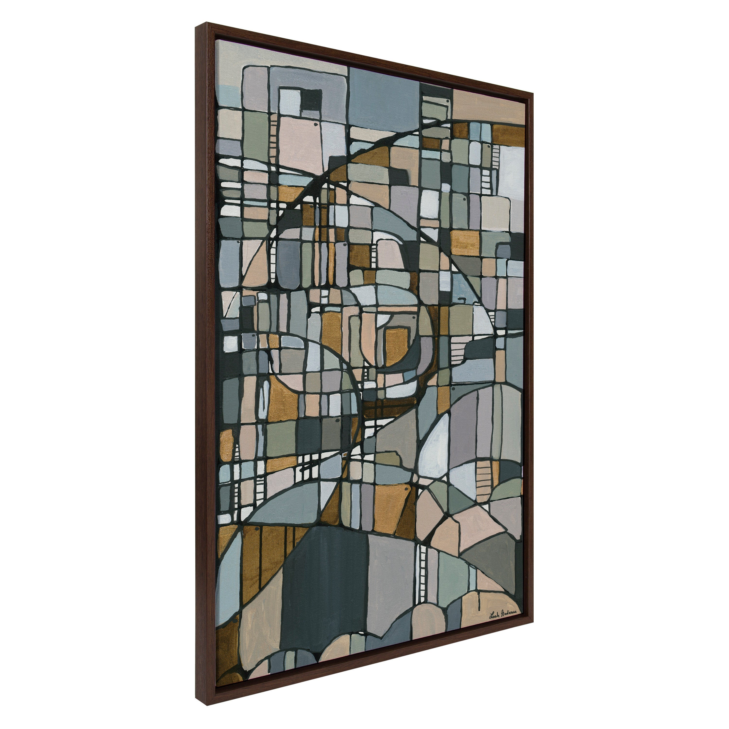 Sylvie Deco Nadeau Framed Canvas by Leah Nadeau by kateandlaurel - product image 8 for Resin Society