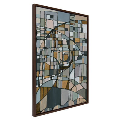 Sylvie Deco Nadeau Framed Canvas by Leah Nadeau by kateandlaurel - product image 8 for Resin Society