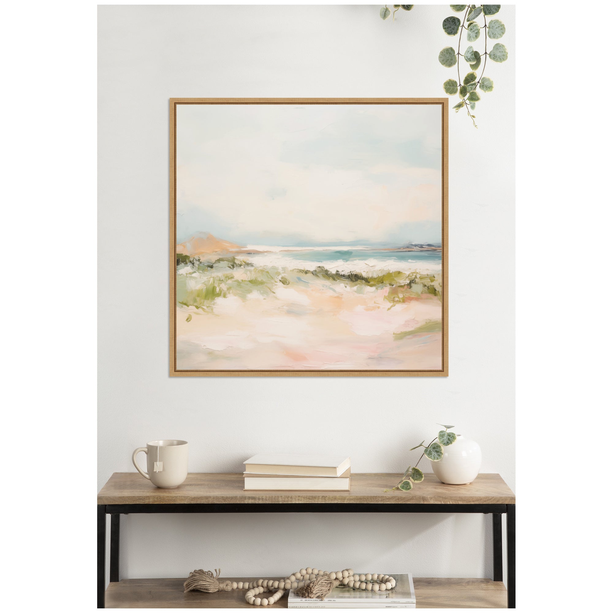Tranquil Landscape III Square by Amy Lighthall Framed Canvas Wall Art Print