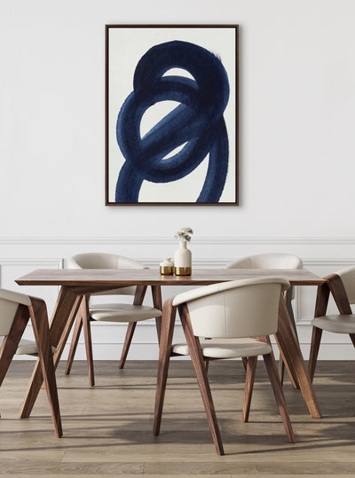 Sylvie Japandi 18 Framed Canvas by Rocket Jack