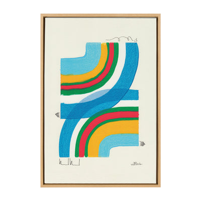 Sylvie A Plan For Myself Framed Canvas by Amber Vittoria