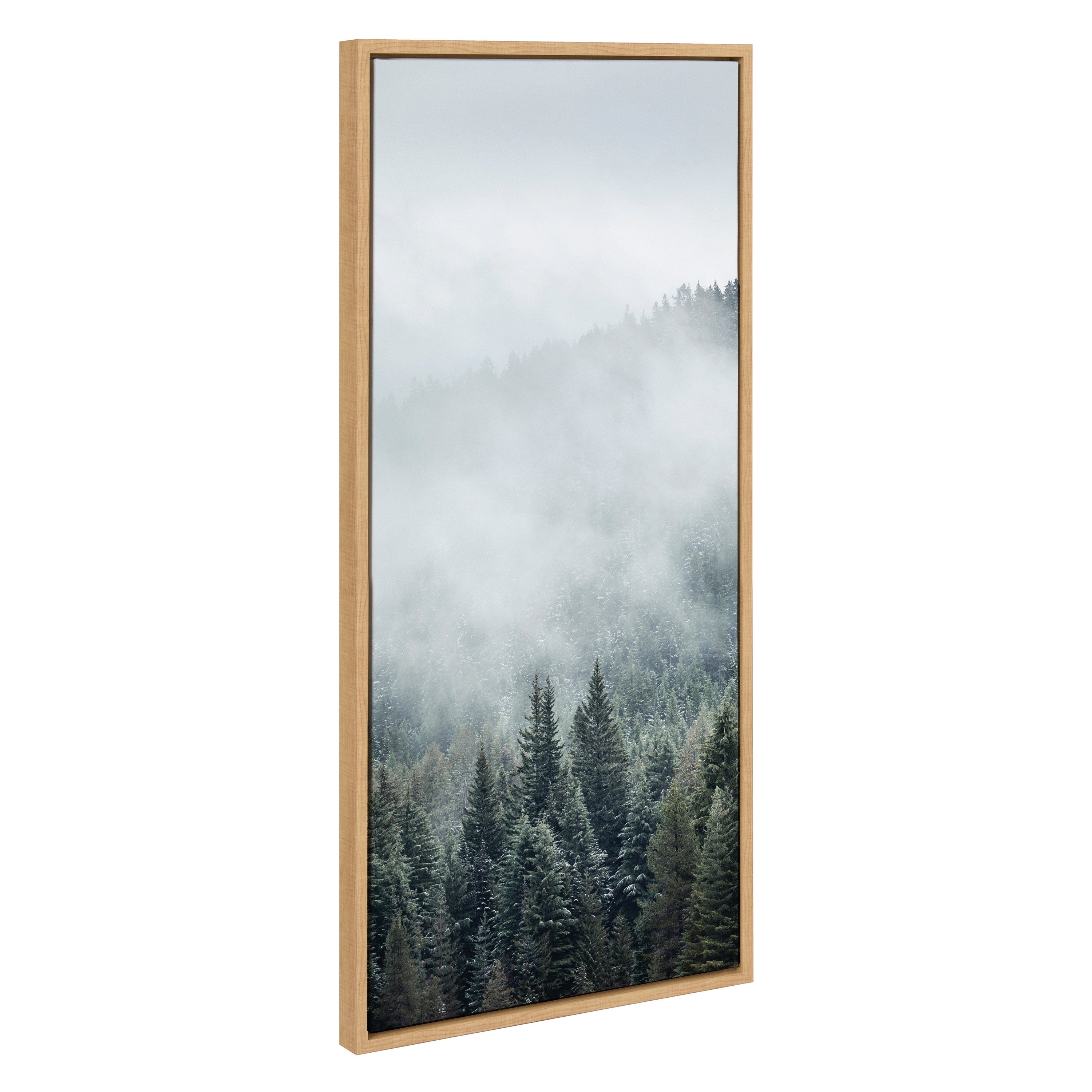 Sylvie Evergreen Dream Framed Canvas by kateandlaurel - product image 2 for Resin Society