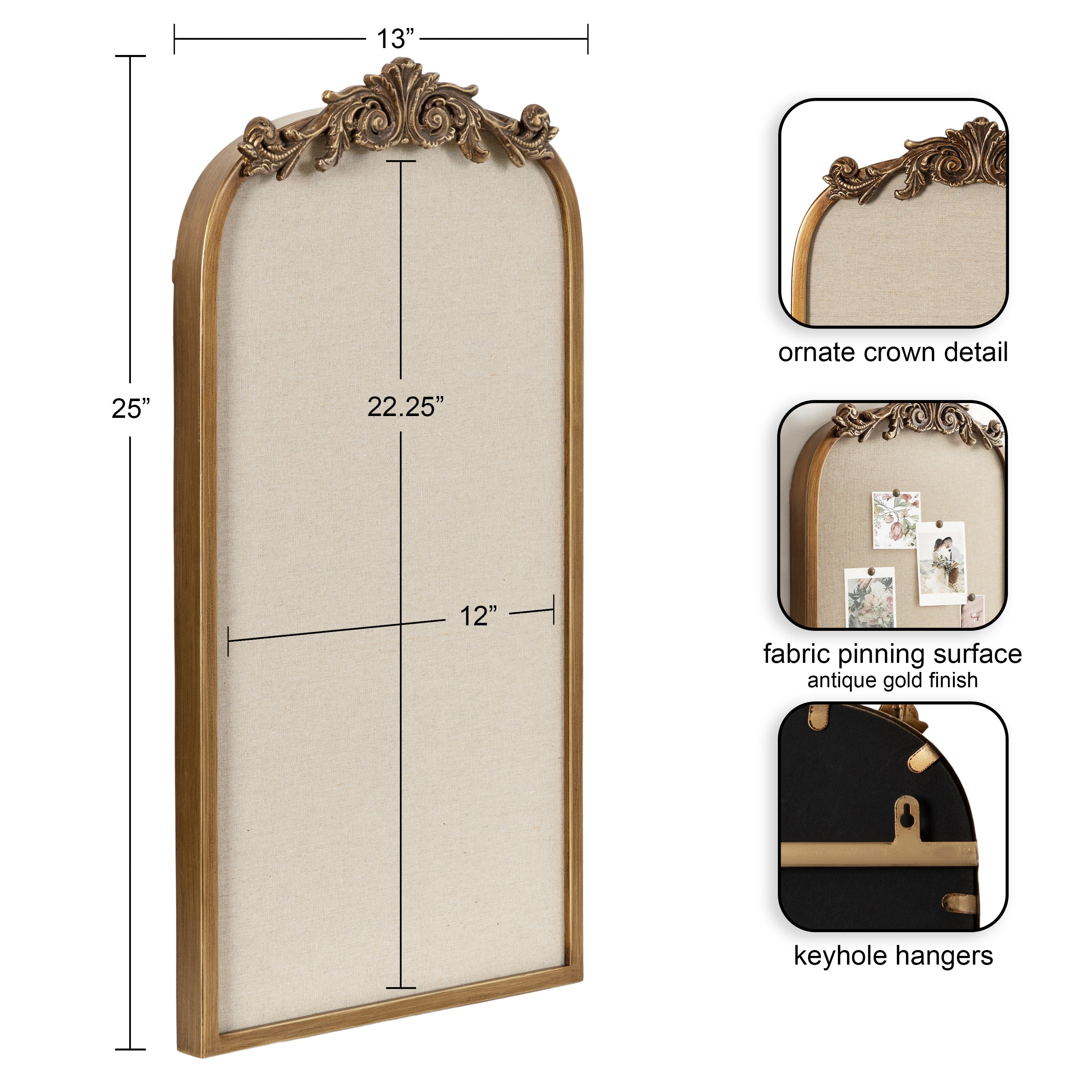 Arendahl Arch Framed Pinboard