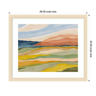 Framed Art Vibrant Rhythm by Nikita Jariwala