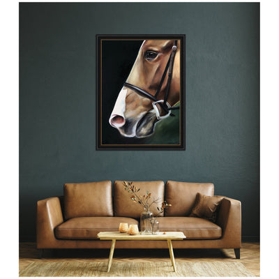 Chestnut Horse by Mary Sparrow Framed Wall Art Print