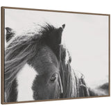 AA Noble framed canvas wall art featuring rustic farmhouse style, displayed in Sylvie designer moulding.