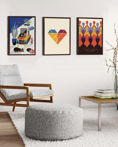 Sylvie Chill Out Saturday Framed Canvas