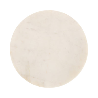 Baronet Round Marble and Metal Table