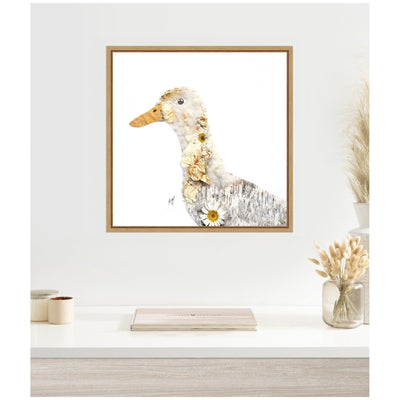 Duck No.
1 by Madeline Jeppesen Framed Canvas Wall Art Print