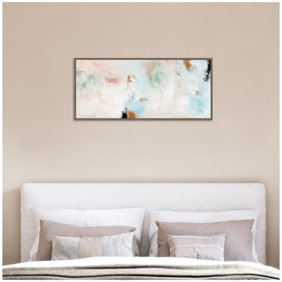 Sylvie Foggy Ice Forest Framed Canvas by Nikita Jariwala