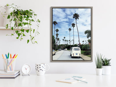 Sylvie La Jolla Commute Framed Canvas by Rachel Bolgov by kateandlaurel - product image 4 for Resin Society